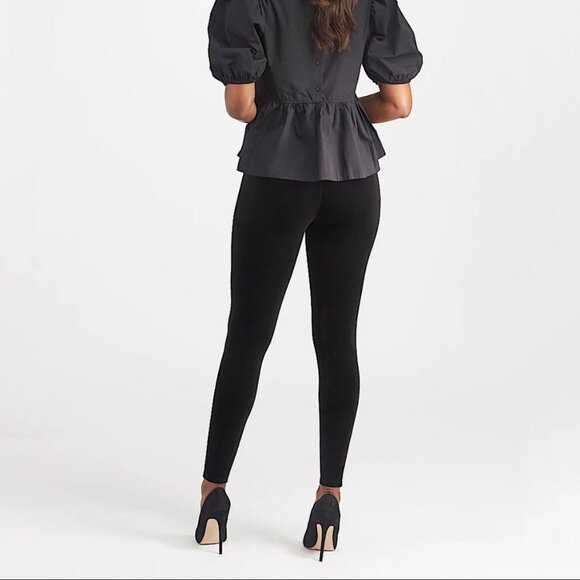 NEW Spanx Velvet Leggings Black Style 2070 Size XL NWT - Picture 4 of 10